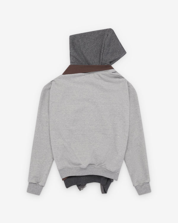 August Barron - Women's Triple Hoodie - (Grey/Brown)