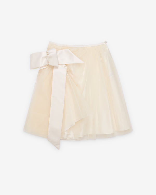 August Barron - Women's Pulled Skirt - (Off-White)