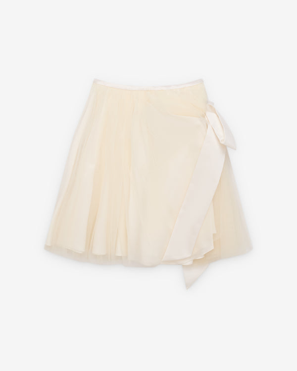 August Barron - Women's Pulled Skirt - (Off-White)