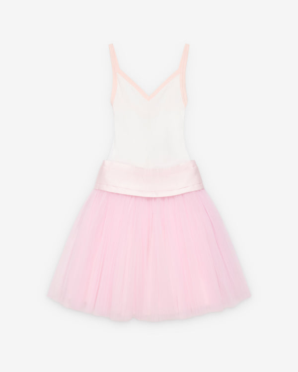 August Barron - Women's Singlet Prom Dress - (Pink/White)