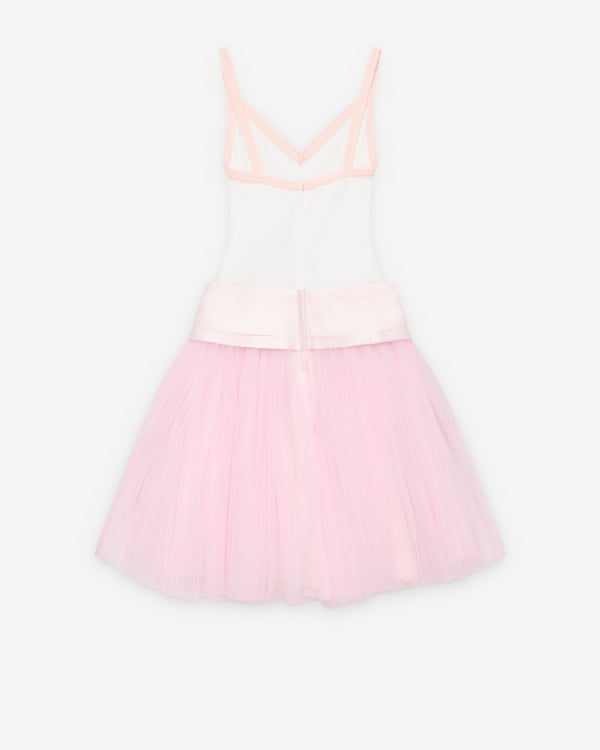 August Barron - Women's Singlet Prom Dress - (Pink/White)