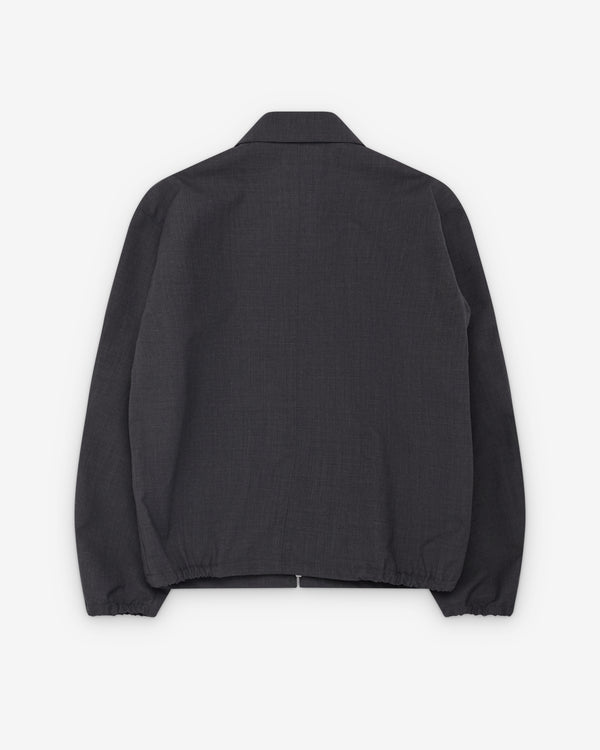 Auralee - Men's Bonded Tropical Wool Zip Blouson - (Top Charcoal)