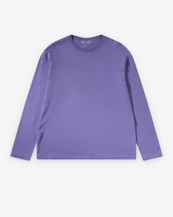Auralee - Men's Brushed Organic Cotton Jersey - (Light Purple)