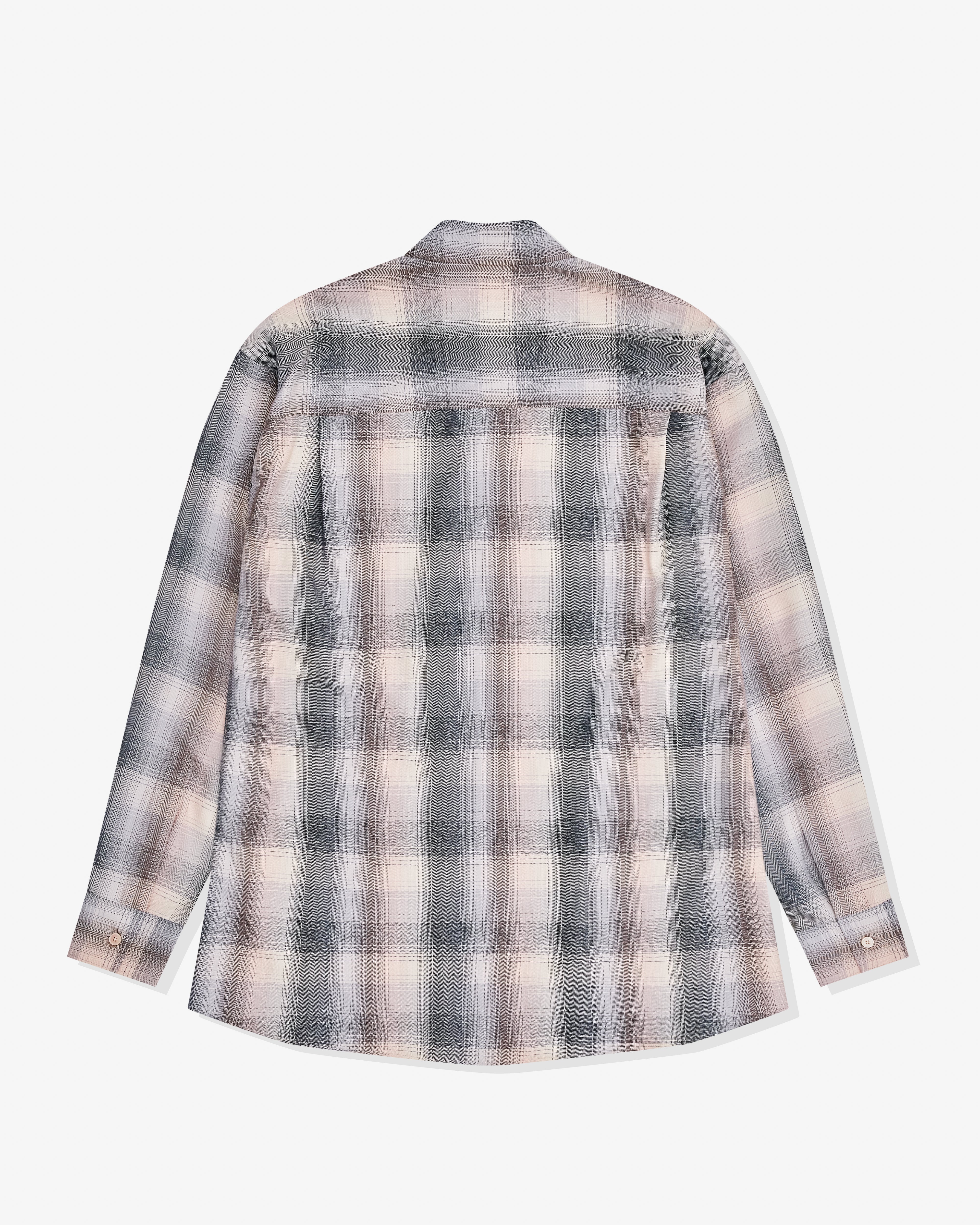 Auralee - Men's Super Light Wool Check Shirt - (Beige)