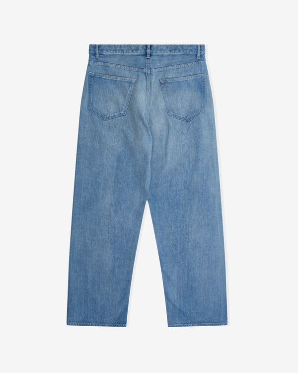 Auralee - Men’s Selvedge Faded Light Denim Jeans - (Light Indigo)
