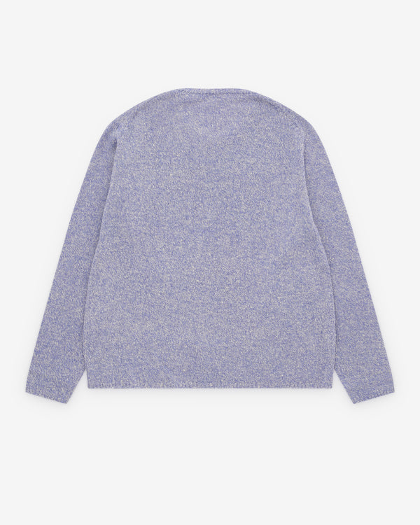 Auralee - Men’s Airy Silk Wool Knit Pull Over - (Light Purple)