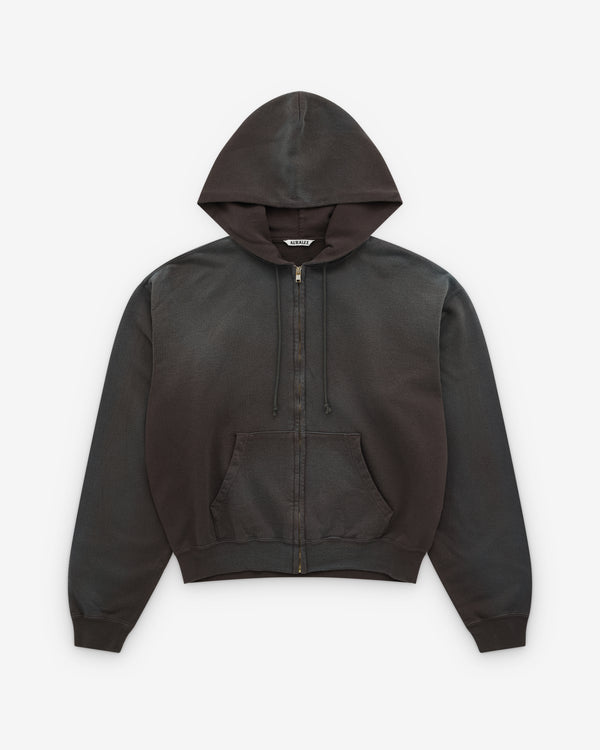 Auralee - Men's Product Dyed Pima Light Sweat - (Black)