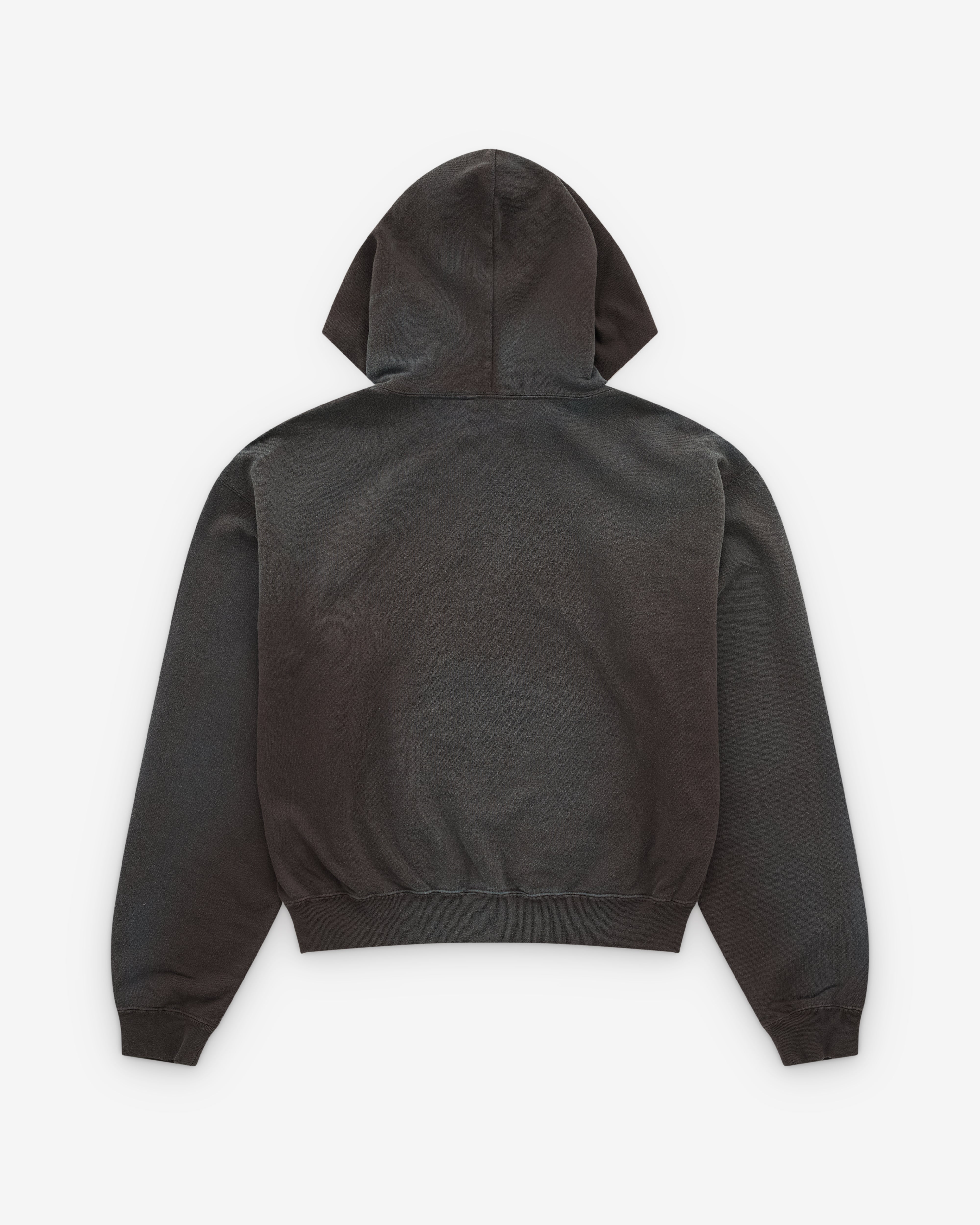 Auralee: Men's Product Dyed Pima Light Sweat (Black) | DSML E-SHOP