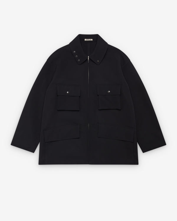 Auralee - Men's Wool Max Canvas Blouson - (Black)