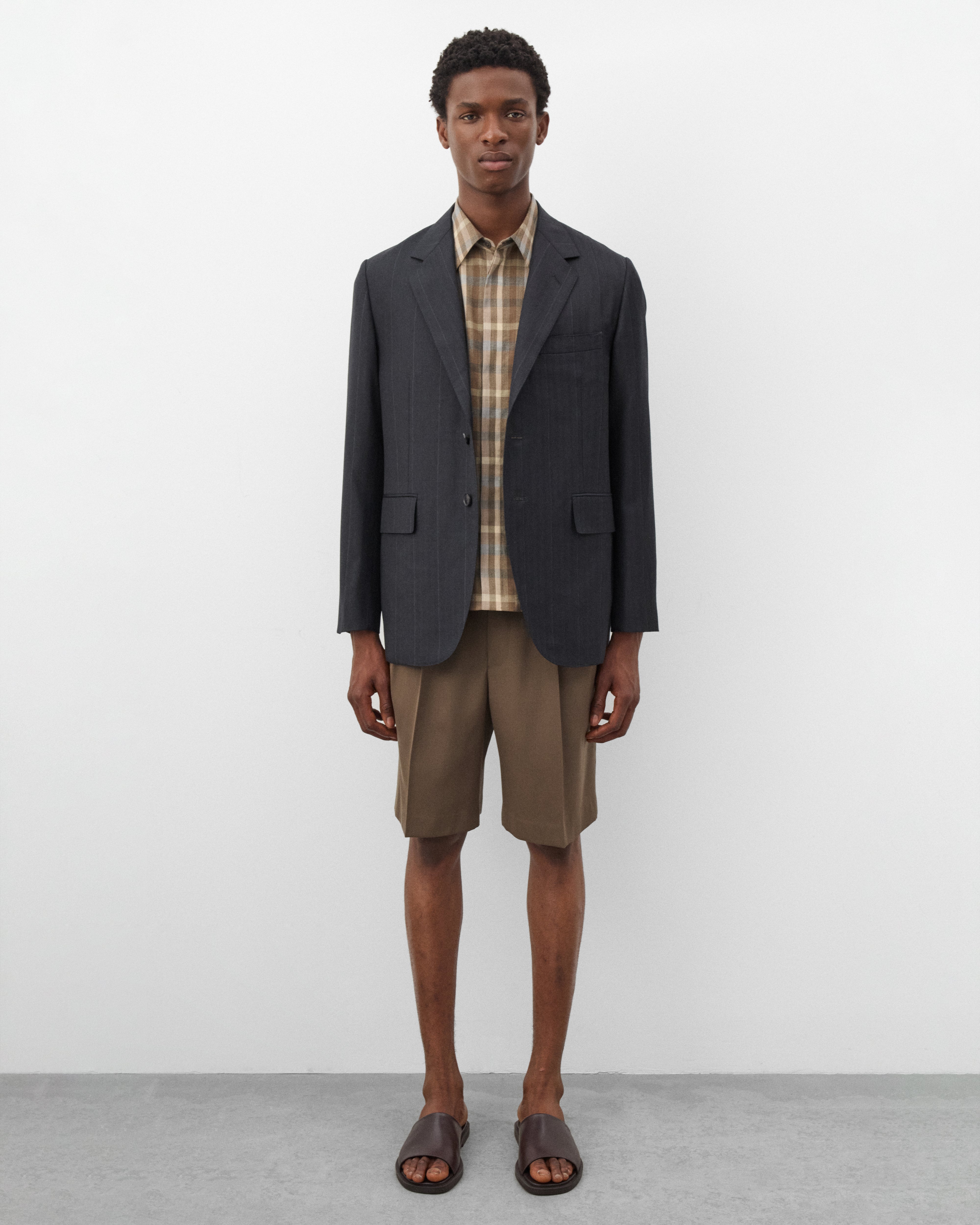 ジャケット・アウター AURALEE 25aw BLUEFACED WOOL JACKET 0 Auralee: Men's Bluefaced Wool Jacket (Navy) | Dover Street Market