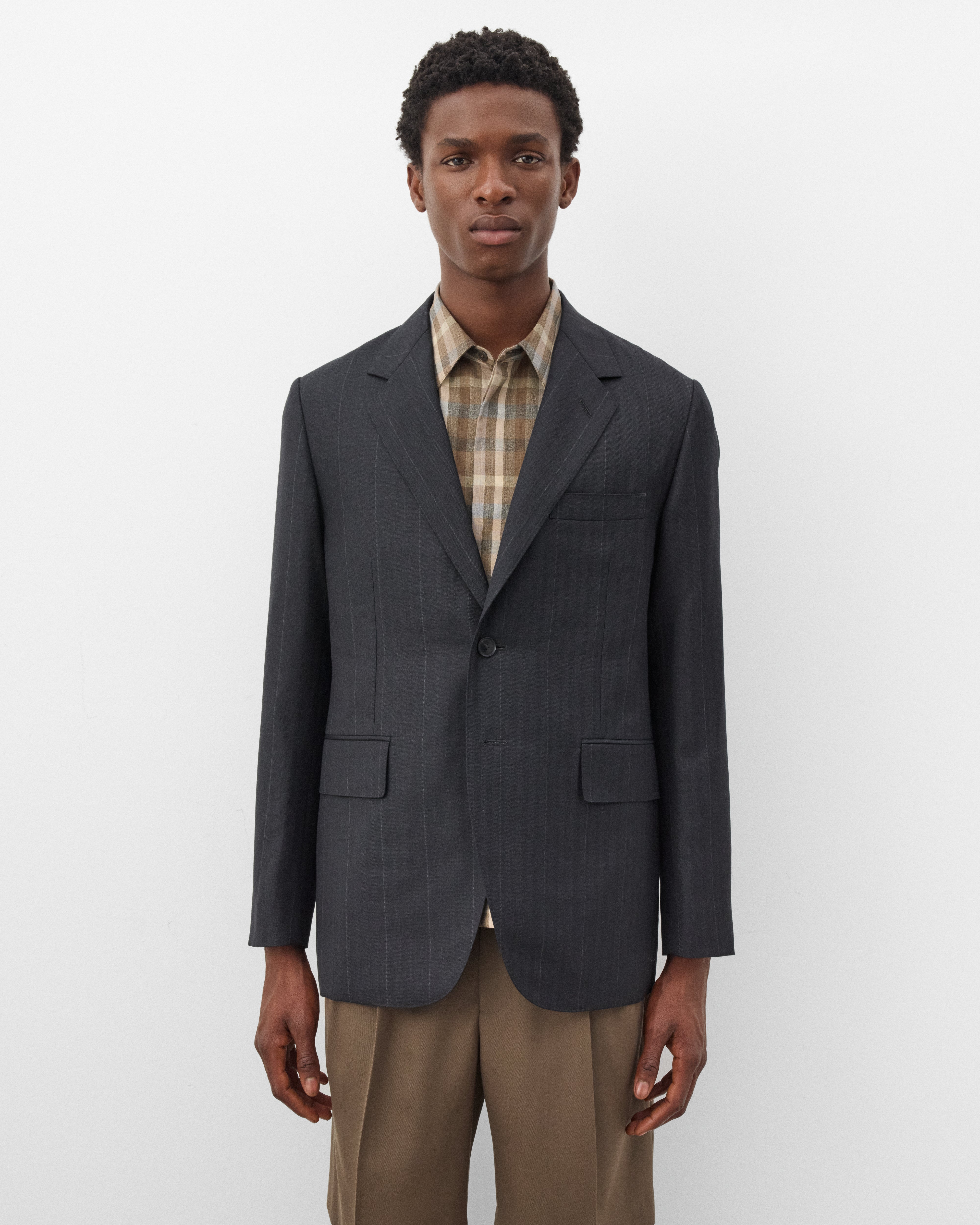 ジャケット・アウター AURALEE bluefaced wool jacket Auralee: Men's Bluefaced Wool Jacket (Navy) | Dover Street Market