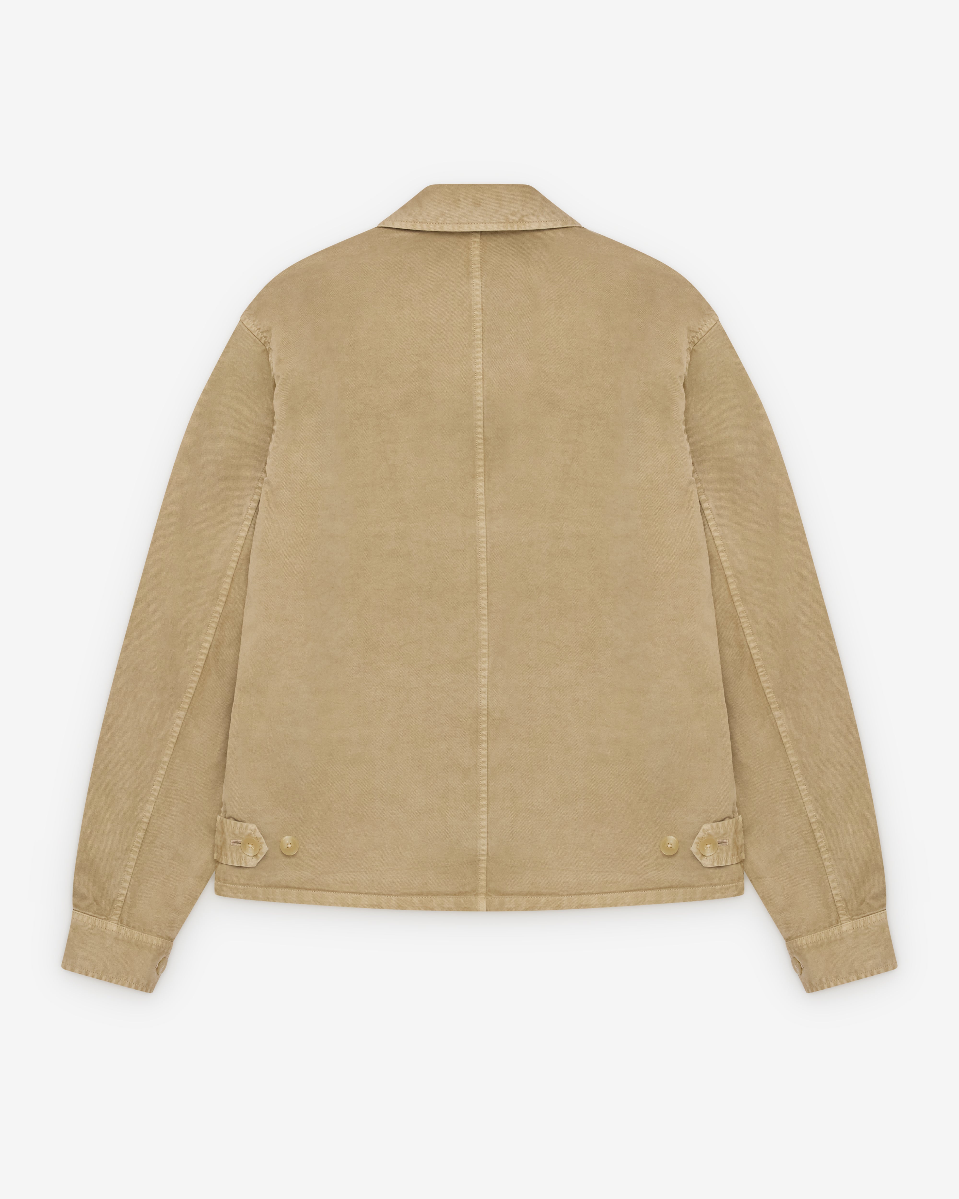 Auralee: Men's Finx Light Chino Jacket (Beige) | Dover Street