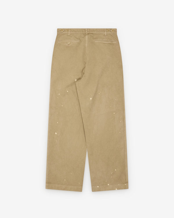 Auralee - Men's Garment-Dyed Finx Chino - (Beige)