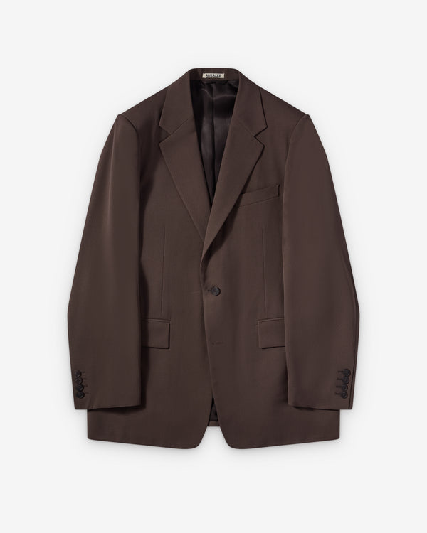 Auralee - Men's Max Gabardine Jack - (Dark Brown)