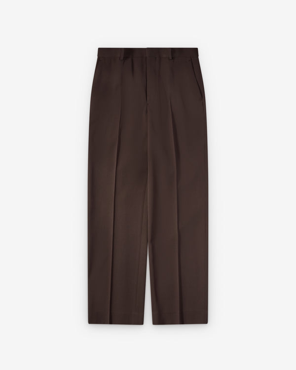 Auralee - Men's Max Gabardine Slacks - (Dark Brown)