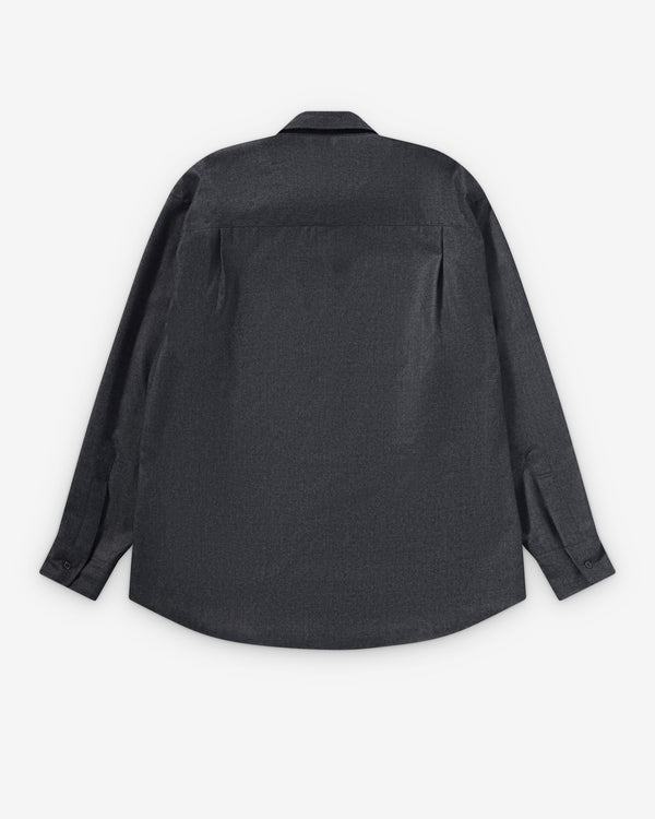 Auralee - Men's Super Light Wool Shirt - (Top Charcoal)