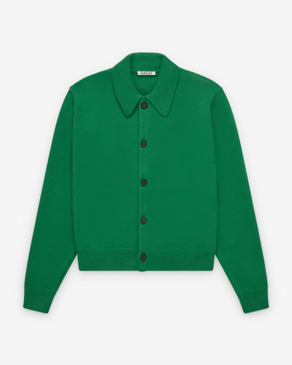 Auralee - Men's Super Fine Cardigan - (Green)