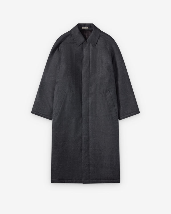 Auralee - Men's Super Light Wool Padded Coat - (Top Charcoal)
