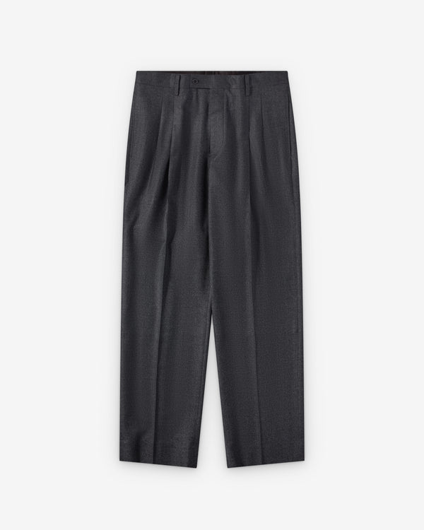 Auralee - Men's Super Light Wool Two-Tuck Slacks - (Top Charcoal)
