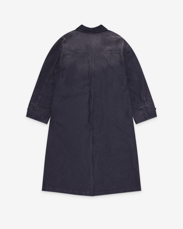 Auralee - Men's Garment-Dyed Coat - (Faded Black)