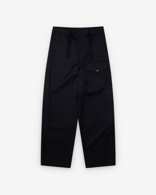 Auralee - Men's Herringbone Cargo Pants - (Black)