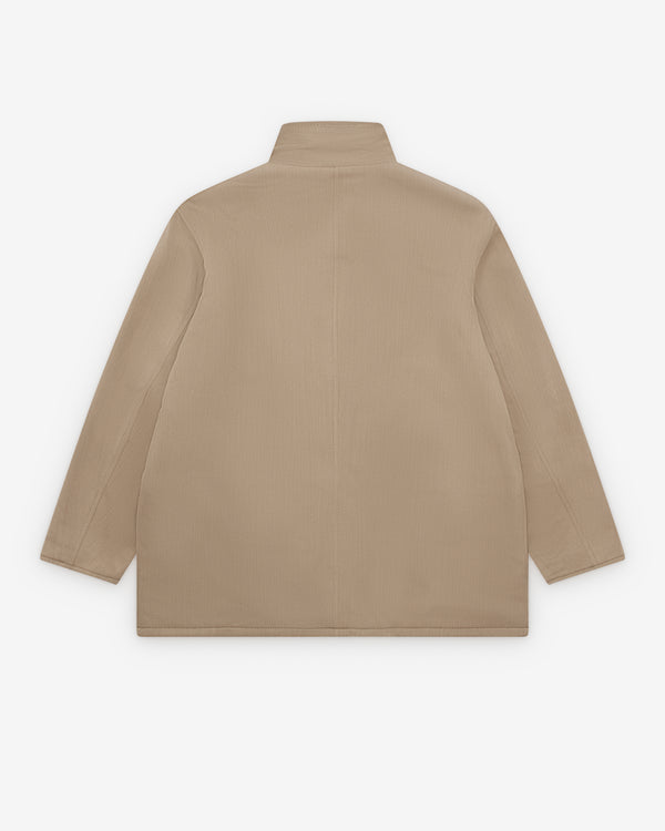 Auralee - Men's Reversible Half Coat - (Black/Beige)