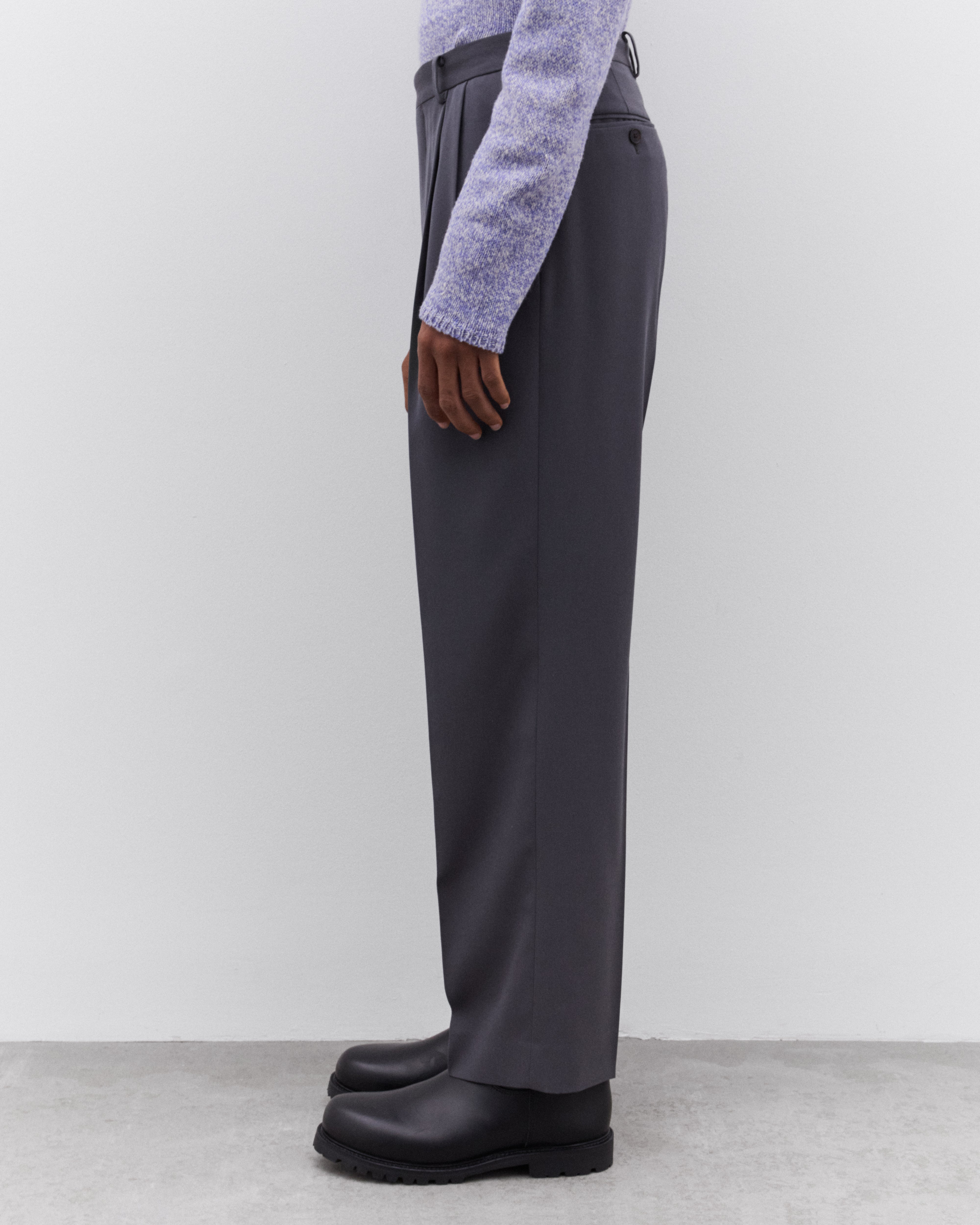 25ss オーラリー AURALEE TWO-TUCK SLACKS AURALEE (オーラリー) Light Wool Max Gabardine Two-Tuck