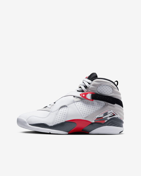Nike - Men's Air Jordan 8 Retro - (White/True Red
