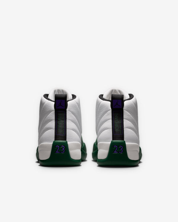 Nike - Men's Air Jordan 12 Retro - (Summit White/Gorge Green)
