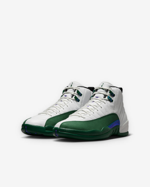 Nike - Men's Air Jordan 12 Retro - (Summit White/Gorge Green)