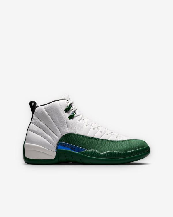 Nike - Men's Air Jordan 12 Retro - (Summit White/Gorge Green)