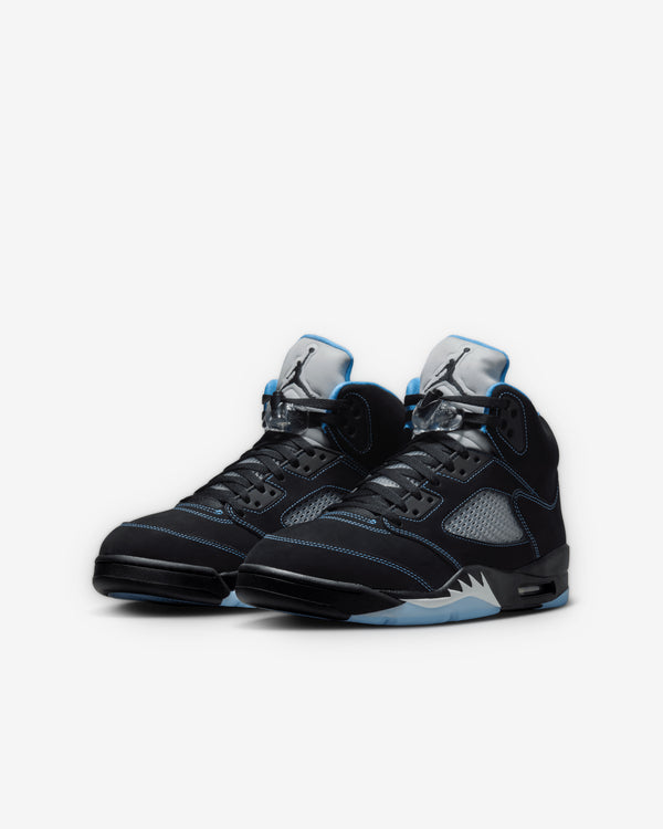 Nike - Men's Air Jordan 5 Retro - (Black/University Blue)