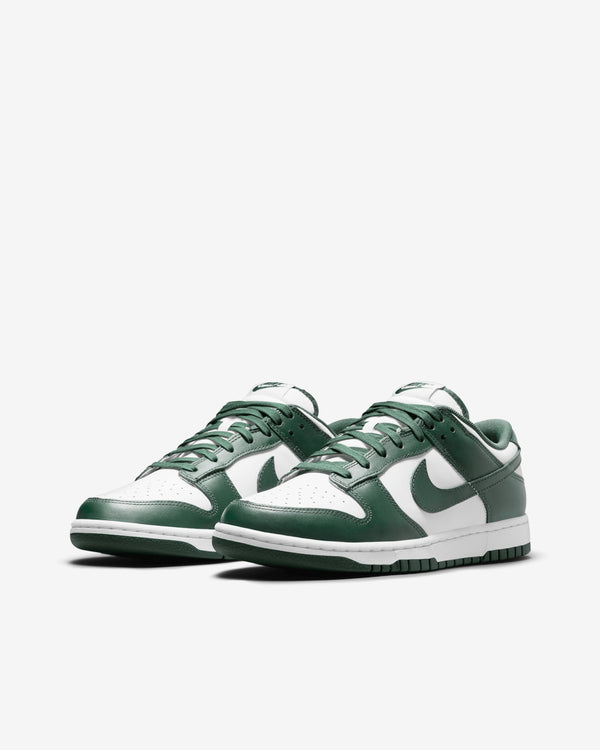 Nike - Men’s Dunk Low Retro - (White/Team Green DD1391-101)