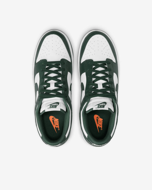 Nike - Men’s Dunk Low Retro - (White/Team Green DD1391-101)