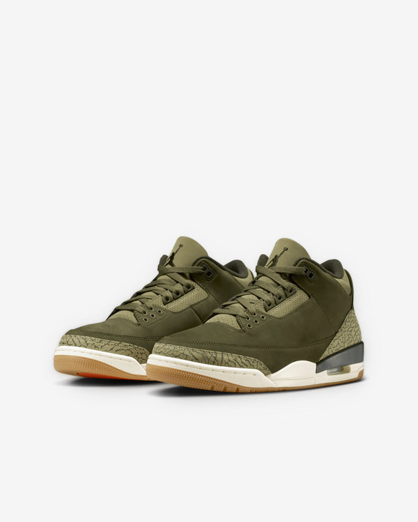 Nike - Men's Air Jordan 3 Retro - (Medium Olive)
