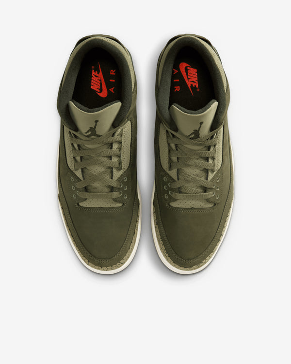 Nike - Men's Air Jordan 3 Retro - (Medium Olive)
