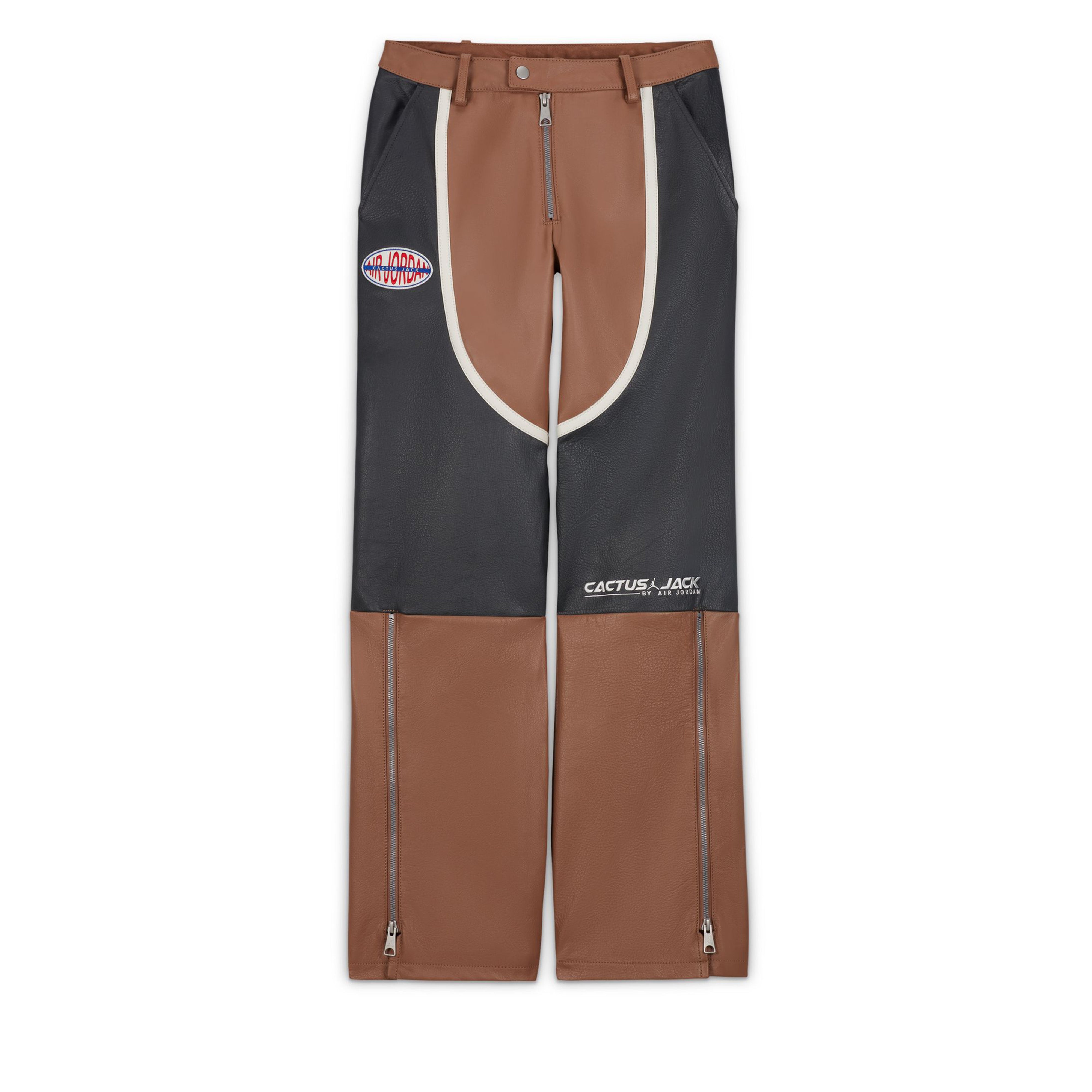 Nike - Jordan Travis Scott Women's Leather Moto Pants - (DX8601