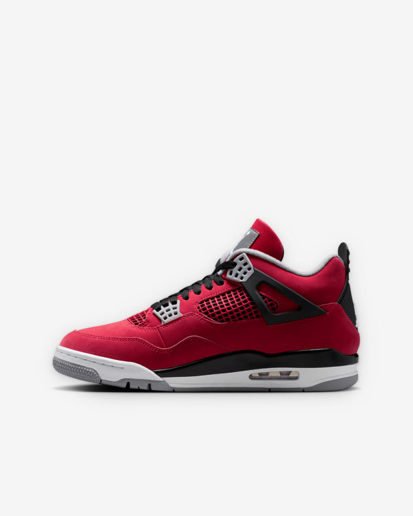 Nike - Men's Air Jordan 4 Retro - (Fire Red/Black/Cement Grey)