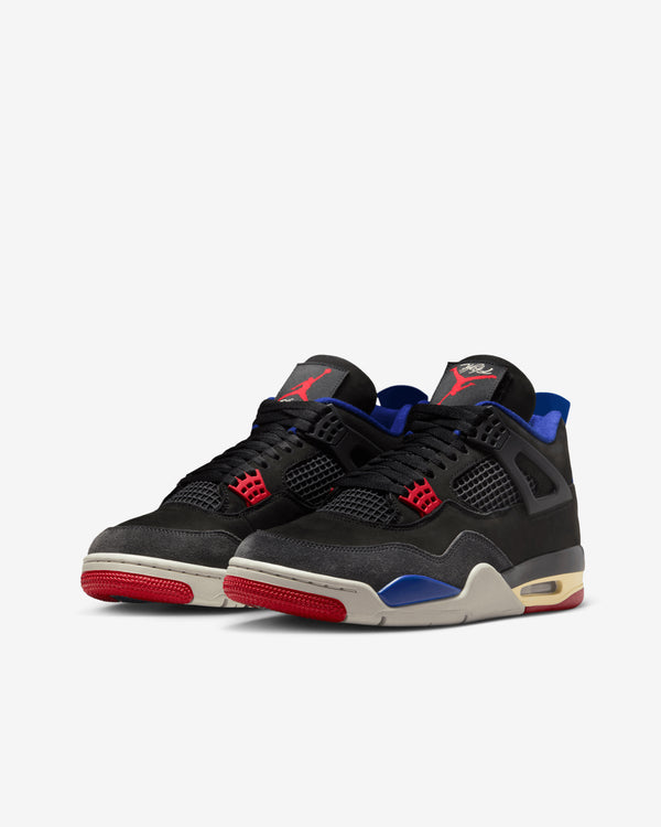 Nike - Men’s Air Jordan 4 Retro - (Black/Fire Red/Royal Blue)