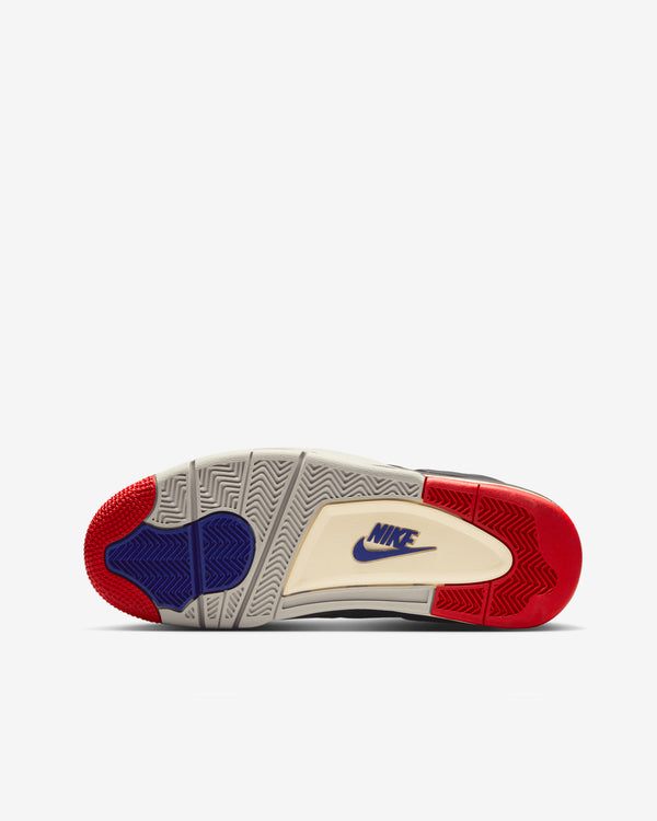 Nike - Men’s Air Jordan 4 Retro - (Black/Fire Red/Royal Blue)