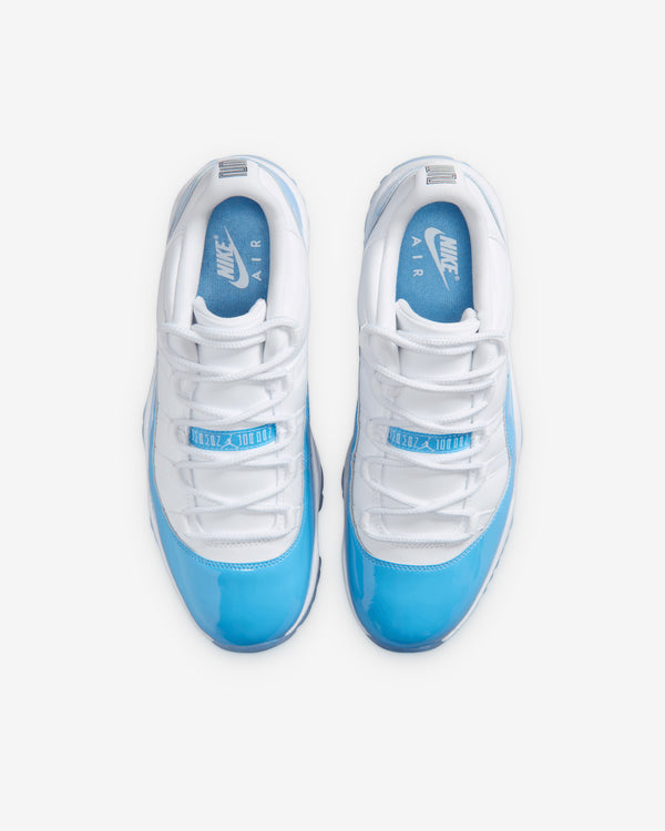 Nike - Men's Air Jordan 11 Retro Low - (White/University Blue)