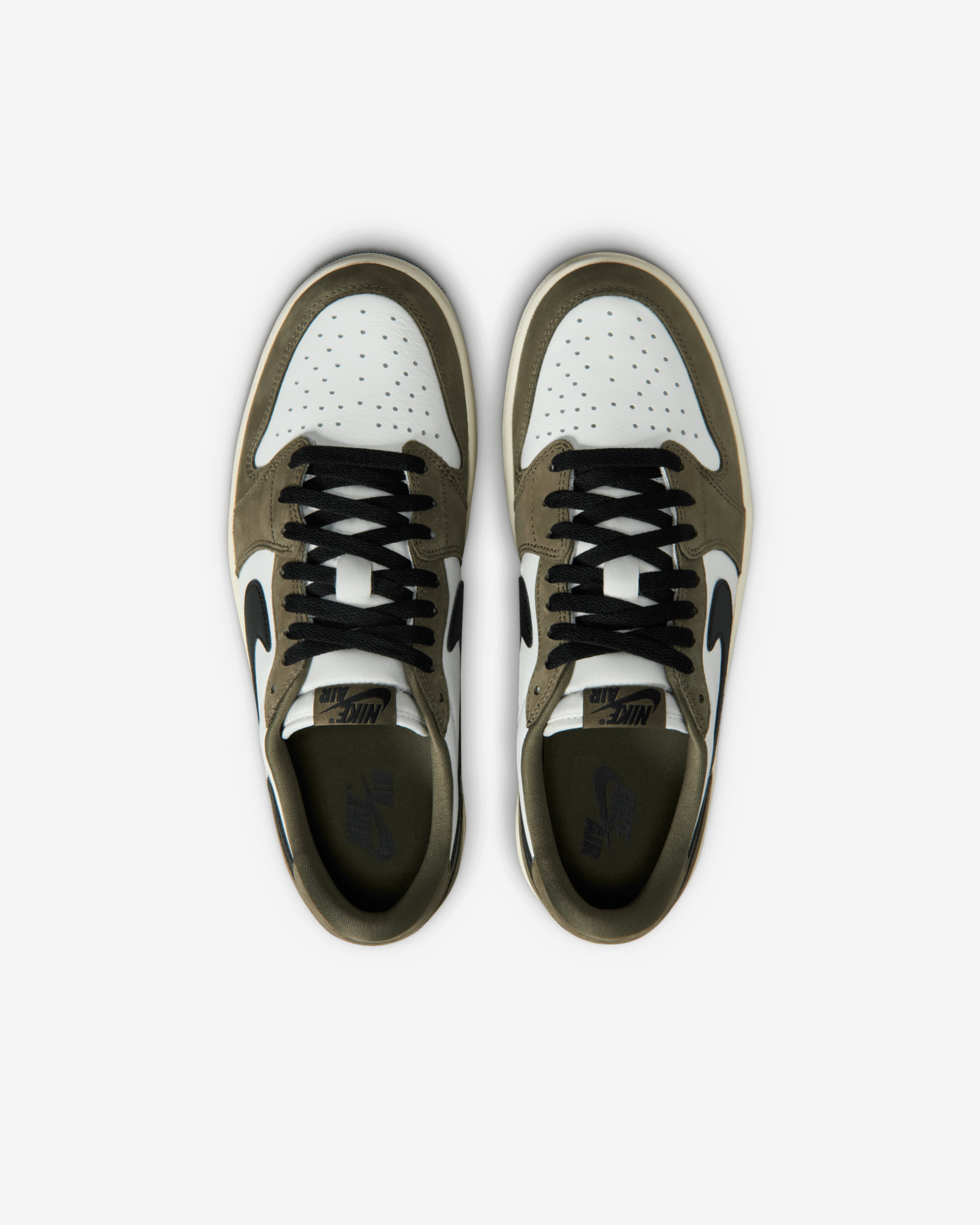 Nike: Men's Air Jordan 1 Retro Low OG (Medium Olive) | Dover