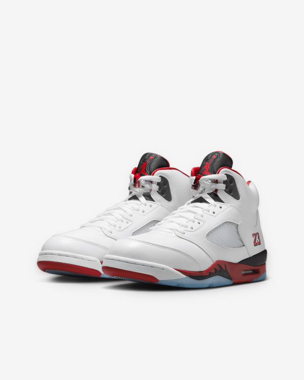 Nike - Air Jordan 5 Retro OG - (White/Fire Red)