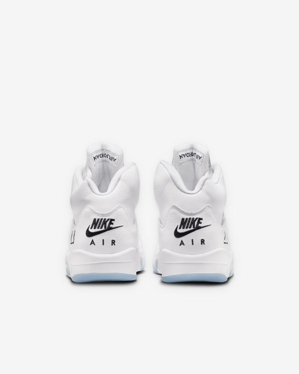 Nike - Men's Air Jordan 5 Retro OG - (White/Metallic Silver)