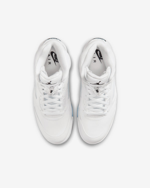 Nike - Men's Air Jordan 5 Retro OG - (White/Metallic Silver)