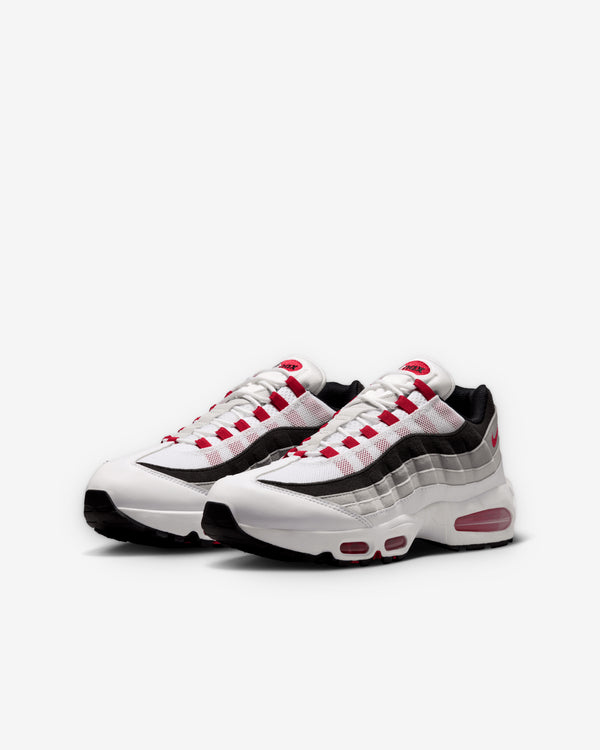 Nike - Men's Air Max 95 Big Bubble Premium - (White/Comet Red)