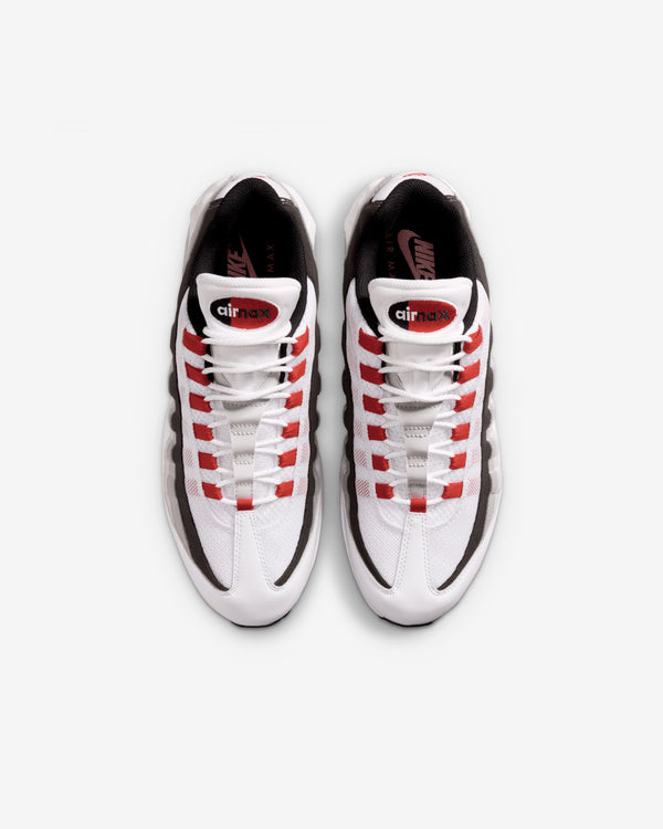 Nike - Men's Air Max 95 Big Bubble Premium - (White/Comet Red)