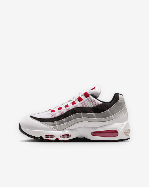 Nike - Men's Air Max 95 Big Bubble Premium - (White/Comet Red)