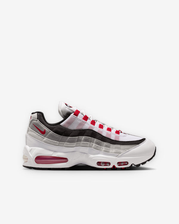 Nike - Men's Air Max 95 Big Bubble Premium - (White/Comet Red)