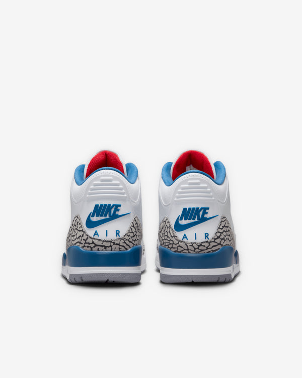 Nike - Men's Air Jordan 3 Retro OG - (White/True Blue)